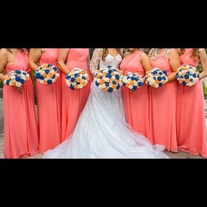 Sola Wood Bouquets! 6 bridesmaid & 1 bride